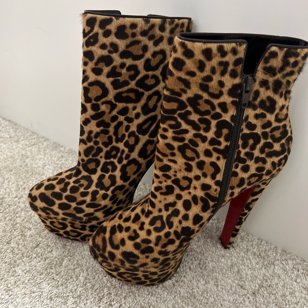 Christian louboutin booties
